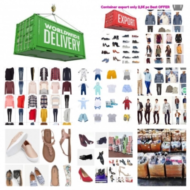CLOTHING AND FOOTWEAR EXPORT MIX CONTAINERphoto1